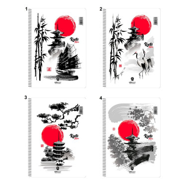 Τετράδιο Σπιράλ Α4 3...