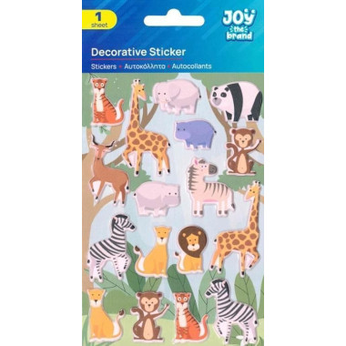 Αυτοκόλλητα ζώα ζούγκλας...