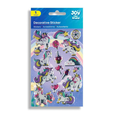 Αυτοκόλλητα μονόκεροι Joy...