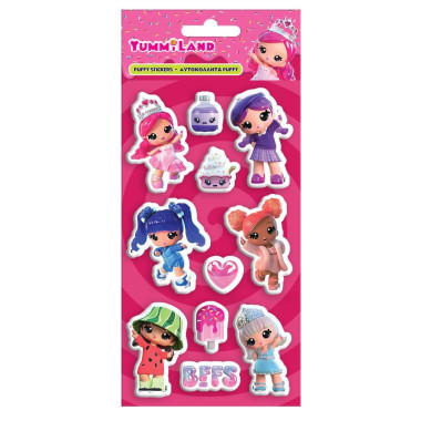 Αυτοκόλλητα puffy 10x22cm...