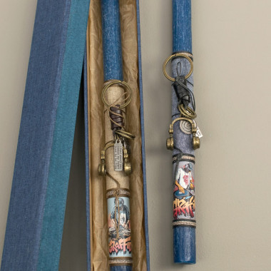 Λαμπάδα χοντρή μπρελόκ...