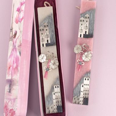 Λαμπάδα κοντή πλακέ...