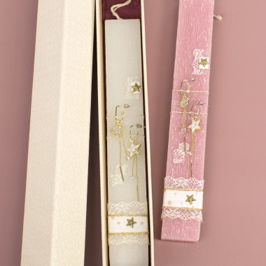 Λαμπάδα Πλακέ Κοντή...