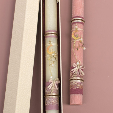 Λαμπάδα χοντρή σκουλαρίκια...