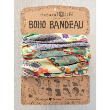Boho Bandeau Neon Blue Pink...