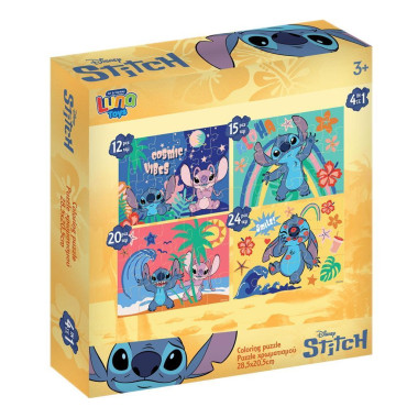 Παζλ 4 σε 1 Disney Stitch...