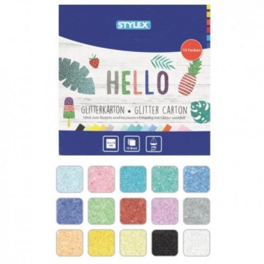 Μπλοκ κολάζ glitter A4...