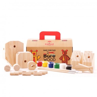 Ξύλινο σετ ζωγραφικής 4+ KIPOD