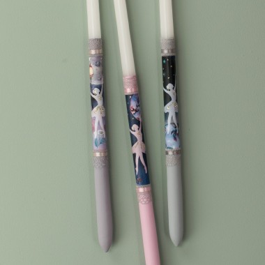 Λαμπάδα κεράκι μπαλαρίνες