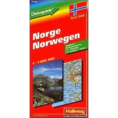 Norge Norwegen χάρτης