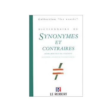 Dictionnaire de synonymes...