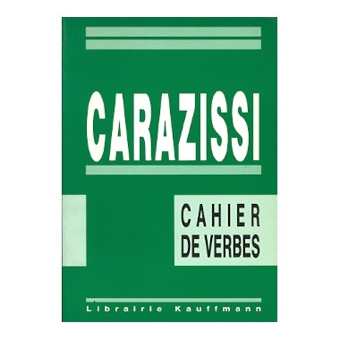 CAHIER DE VERBES