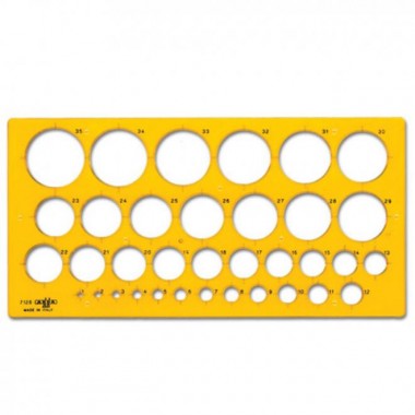 Στένσιλ ελλείψεων μεγάλο...