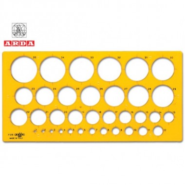 Στένσιλ κύκλων Arda μεγάλα...