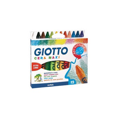 Κηρομπογιές GIOTTO Cera 12τμχ.