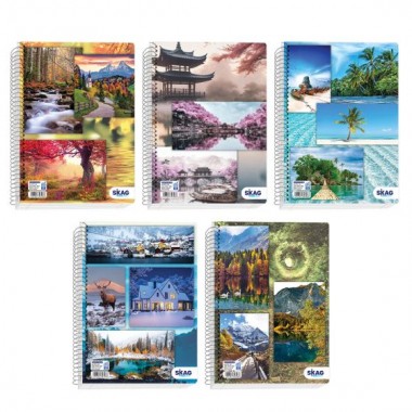 Τετράδιο σπιράλ Α4 4θεμ....