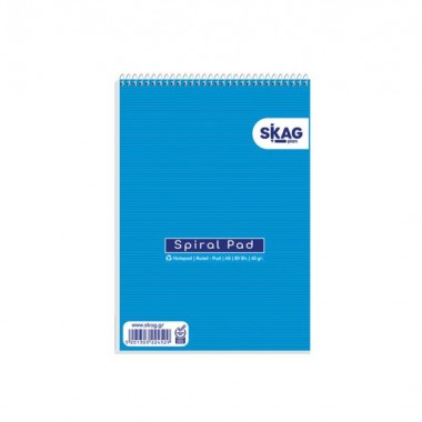 Μπλοκ όρθιο σπιράλ ριγέ...