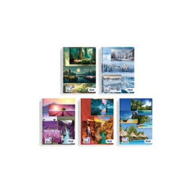 Τετράδιο σπιράλ 17χ25 2θεμ....