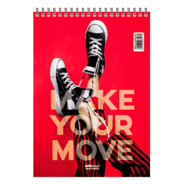 Μπλοκάκι σπιράλ PP  10x14...