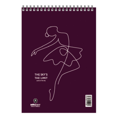 Μπλοκάκι σπιράλ PP  10x14...