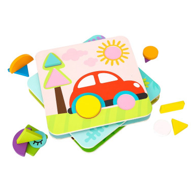 Ξύλινο Παιδικό Puzzle 4 In...