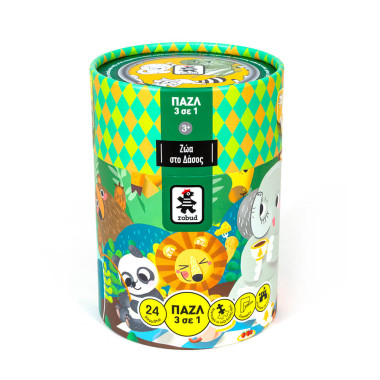 Παζλ 3 σε 1Ζώα στο Δάσος...