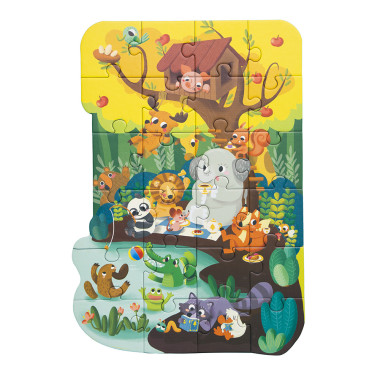 Παζλ 3 σε 1Ζώα στο Δάσος...