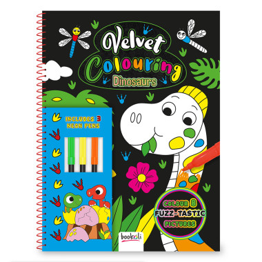 Velvet Colouring Dinosaurs