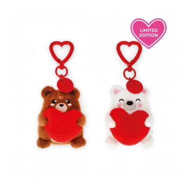 Σετ με 2 λούτρινα μπρελόκ...