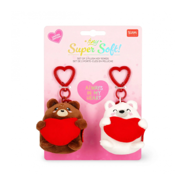 Σετ με 2 λούτρινα μπρελόκ...