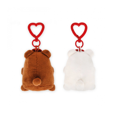 Σετ με 2 λούτρινα μπρελόκ...