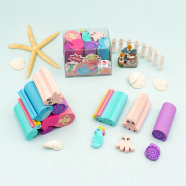 Γόμα Fancy Eraser Set Mermaid