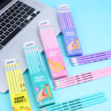 Μολύβι με γόμα Ruler Set of...