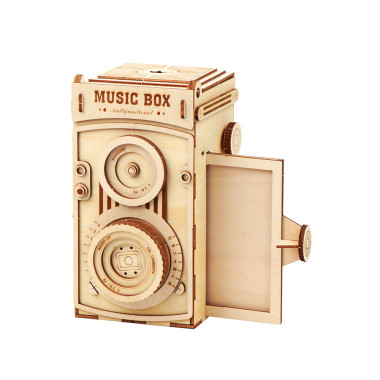 Vintage Camera Music Box