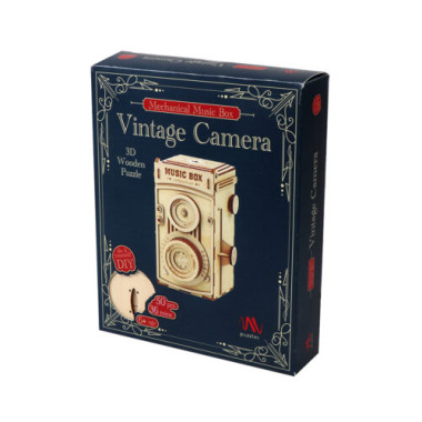 Vintage Camera Music Box