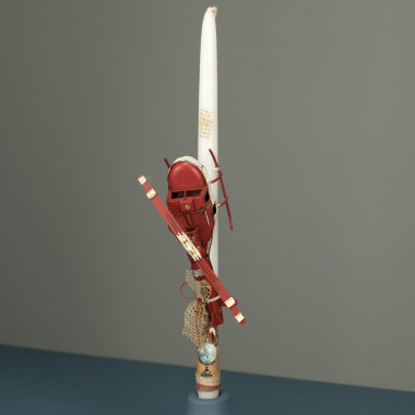 Λαμπάδα μεταλικό ελικόπτερο...