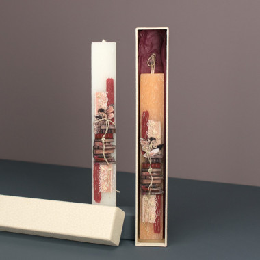 Λαμπάδα πλακέ κοντή νεράιδα...