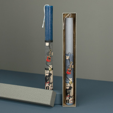 Λαμπάδα στρόγγυλη κονκάρδα...