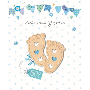 Ευχετήρια κάρτα γέννηση...