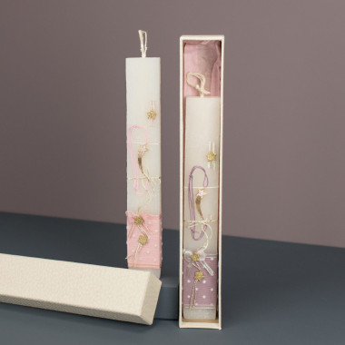 Λαμπάδα κοντή πλακέ...