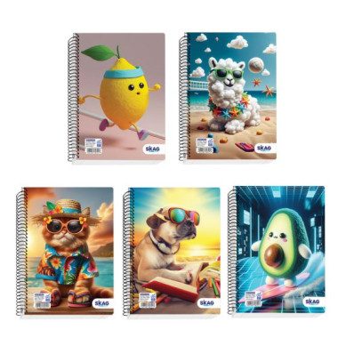 Τετράδιο Σπιράλ Neon Kidz...