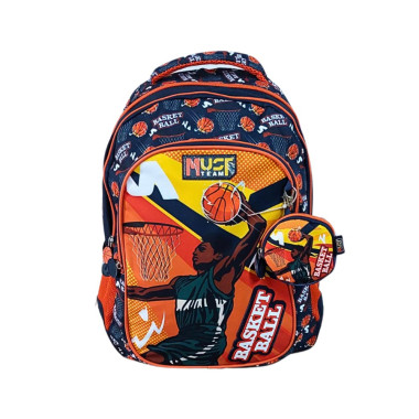 Σχολική Τσάντα Πλάτης με 3...