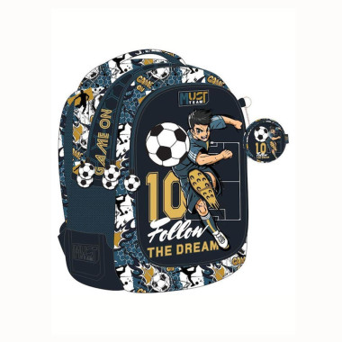 Σχολική Τσάντα Πλάτης με 3...